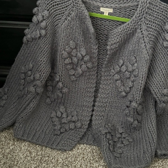 BEAUTIFUL CHUNKY KNIT CARDIGAN SIZE M - Picture 6 of 8